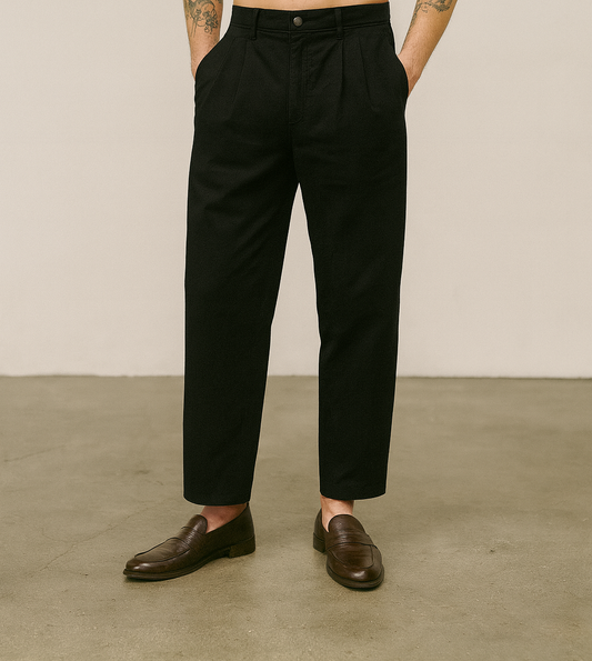 Crne Hlače Ravnog Kroja