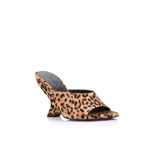 Martha Wedge Sandale s Leopard Printom