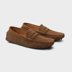 Suede Brogue Loafers