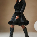 Bunda z umělé kožešiny