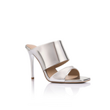 Montana Mule - Stříbrná metalická kůže