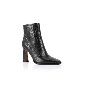 Sam Ankle Boot - Crna Krokodilna Koža