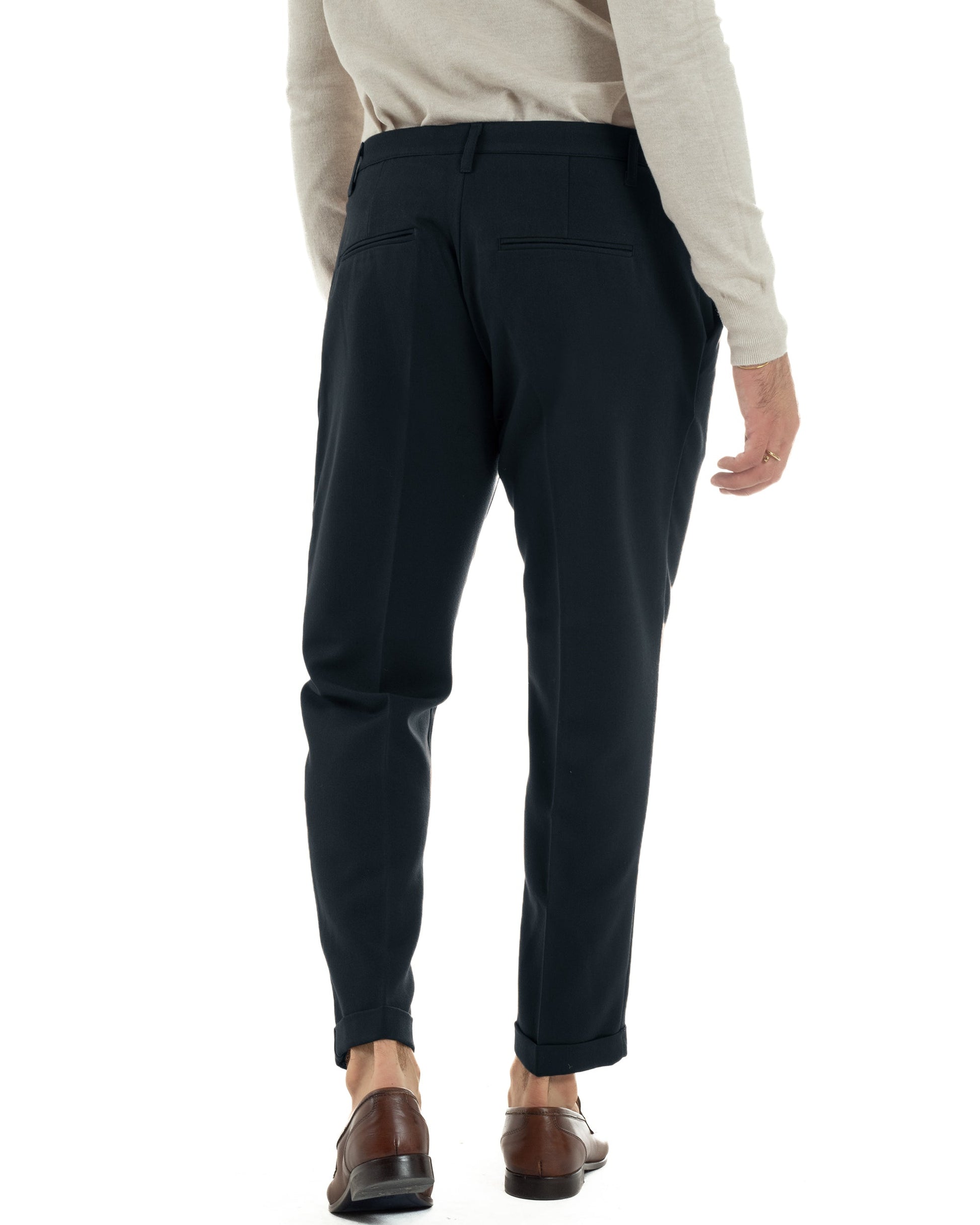 Muški Pantaloni Viskoza Klasični