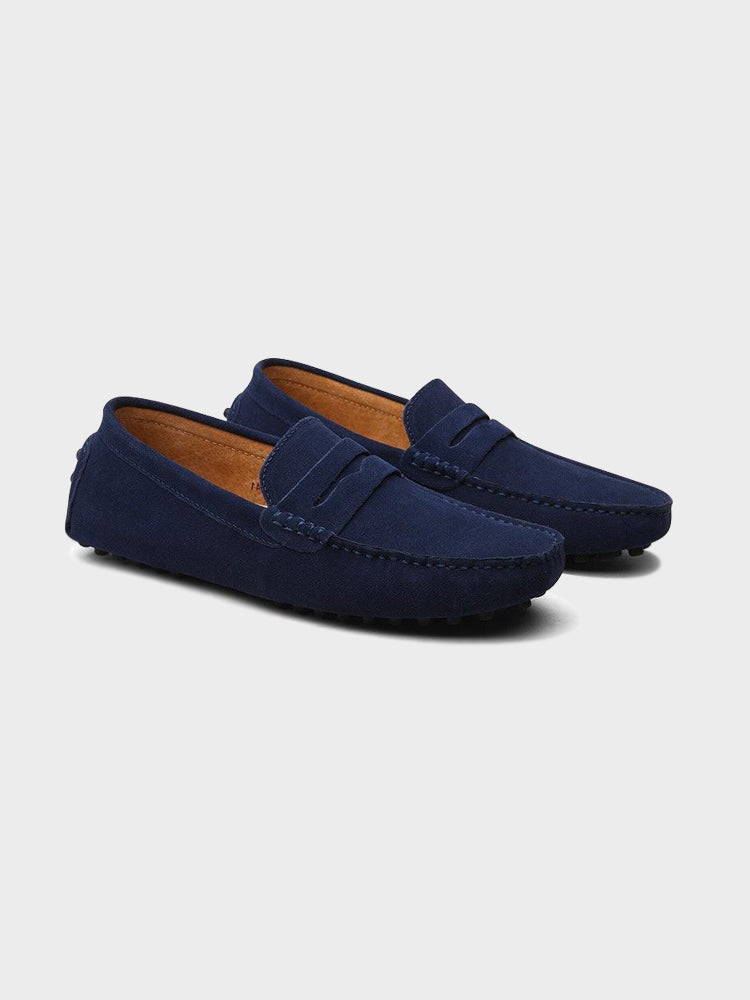 Suede Brogue Loafers