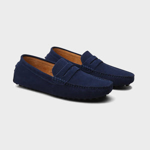 Suede Brogue Loafers