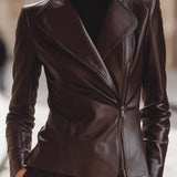 Čokoladna jakna s teksturom