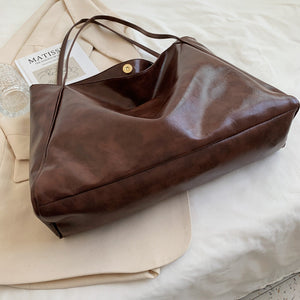 Leather Night Tote