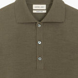 Olivové polo tričko