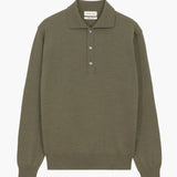 Olivové polo tričko