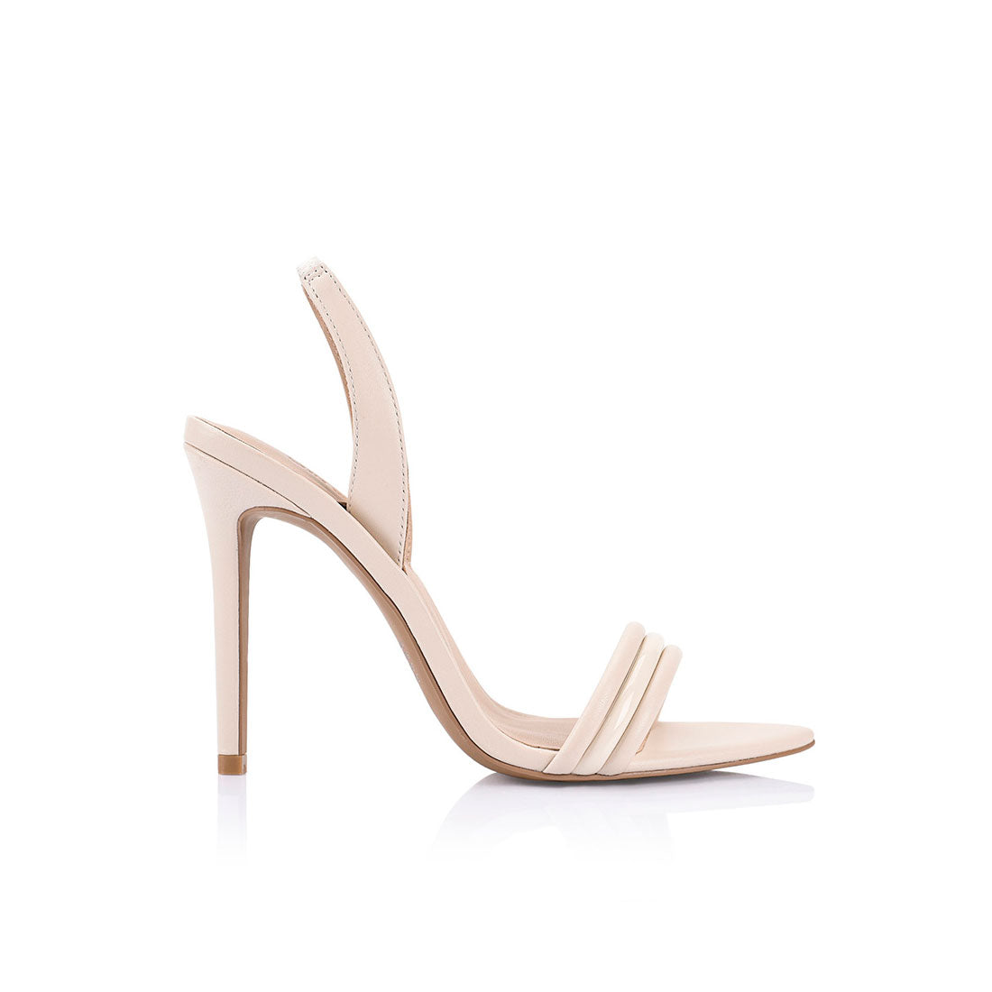 Camille Sandals in Bone Leather