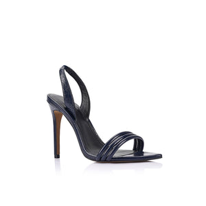 Midnight Leather Camille Sandals