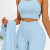 Potpuna Plava Odjeća 3 Dijela Premium