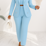 Potpuna Plava Odjeća 3 Dijela Premium