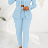 Potpuna Plava Odjeća 3 Dijela Premium