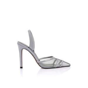 Jade Pump with Mesh & Patent Leather