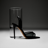 Crna Mreža s Lakiranom Kožom