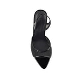 Crna Mreža s Lakiranom Kožom