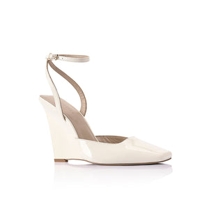 Mona Wedge Ivorna Patent Leather