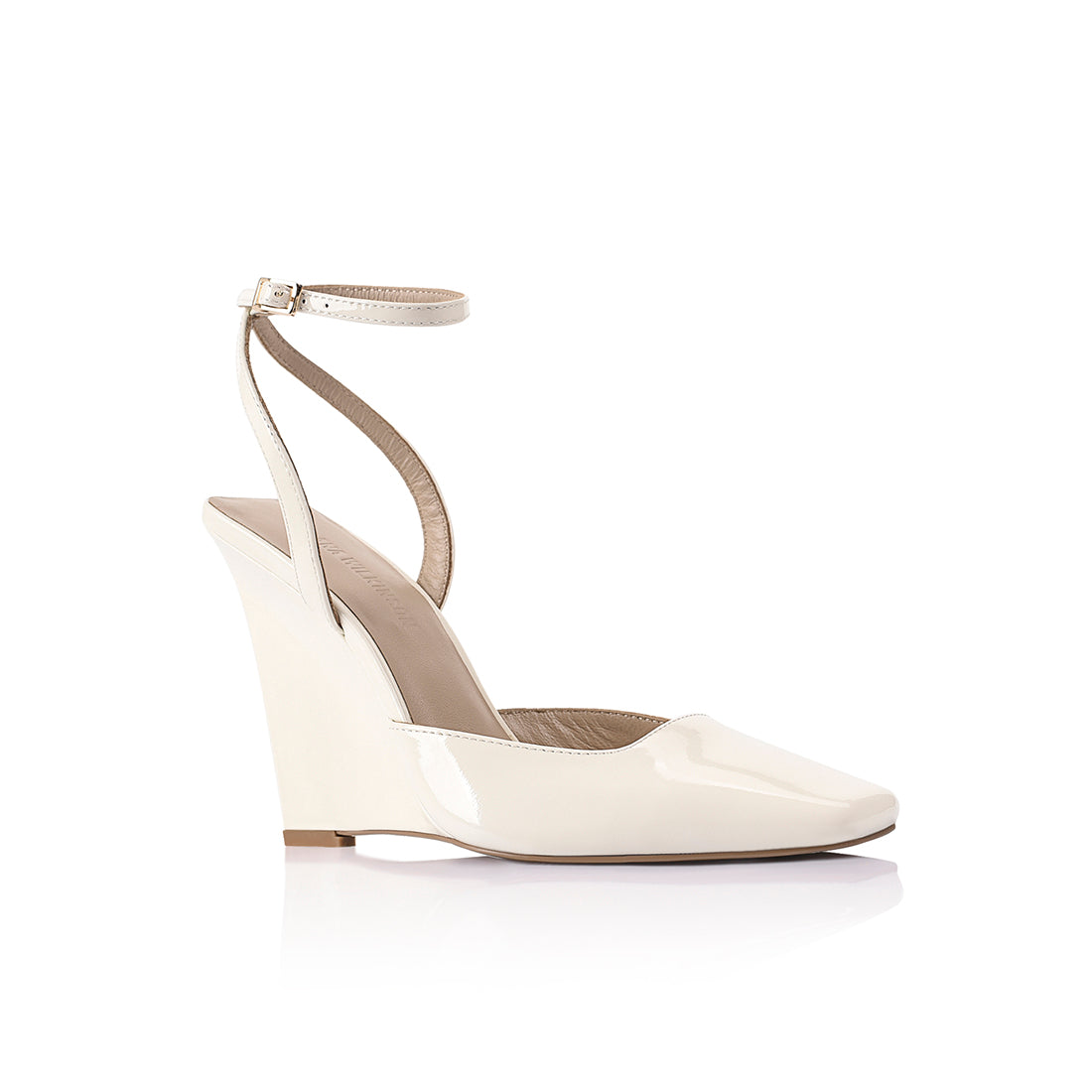 Mona Wedge Ivorna Patent Leather