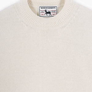 Opušteni Kašmir Pulover - Ecru