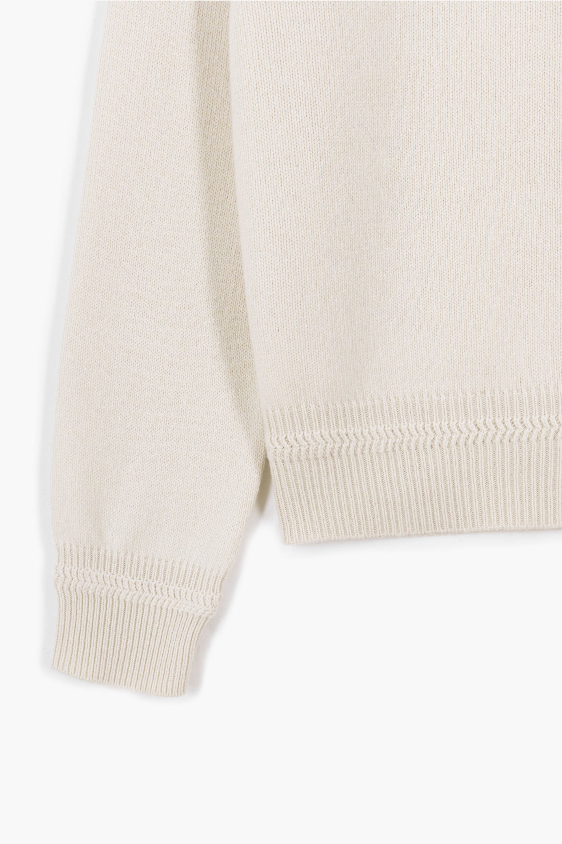 Opušteni Kašmir Pulover - Ecru