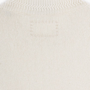 Opušteni Kašmir Pulover - Ecru