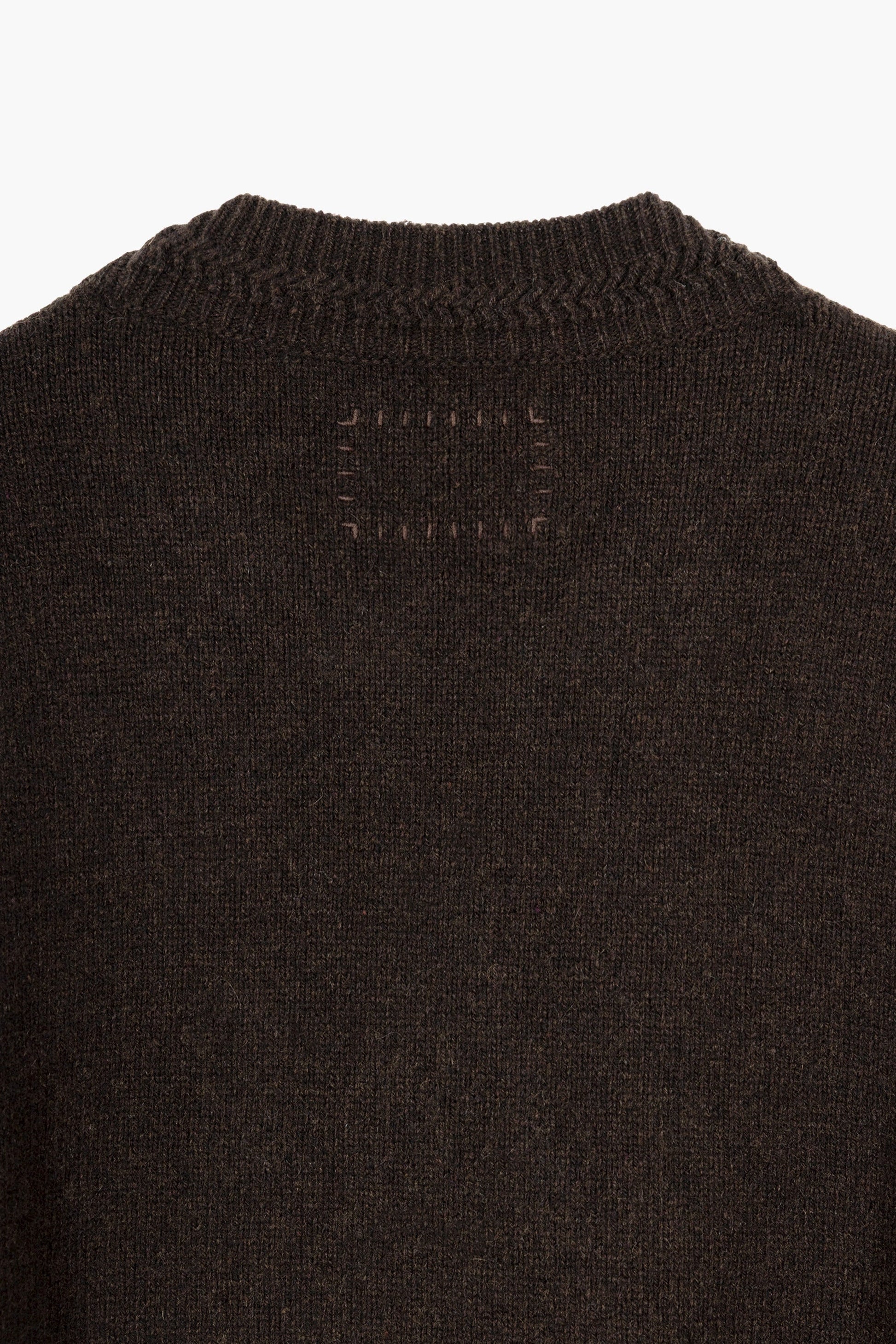 Opušteni Kašmir Pulover - Marron