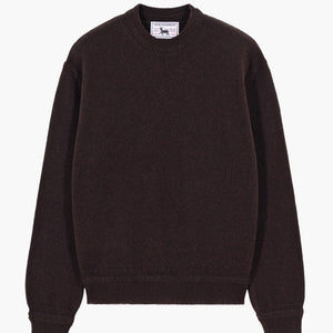 Opušteni Kašmir Pulover - Marron