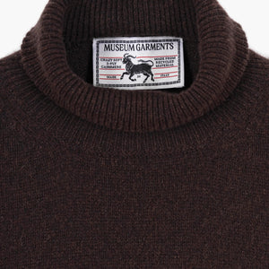 Opušteni Kašmir Turtleneck - Marron