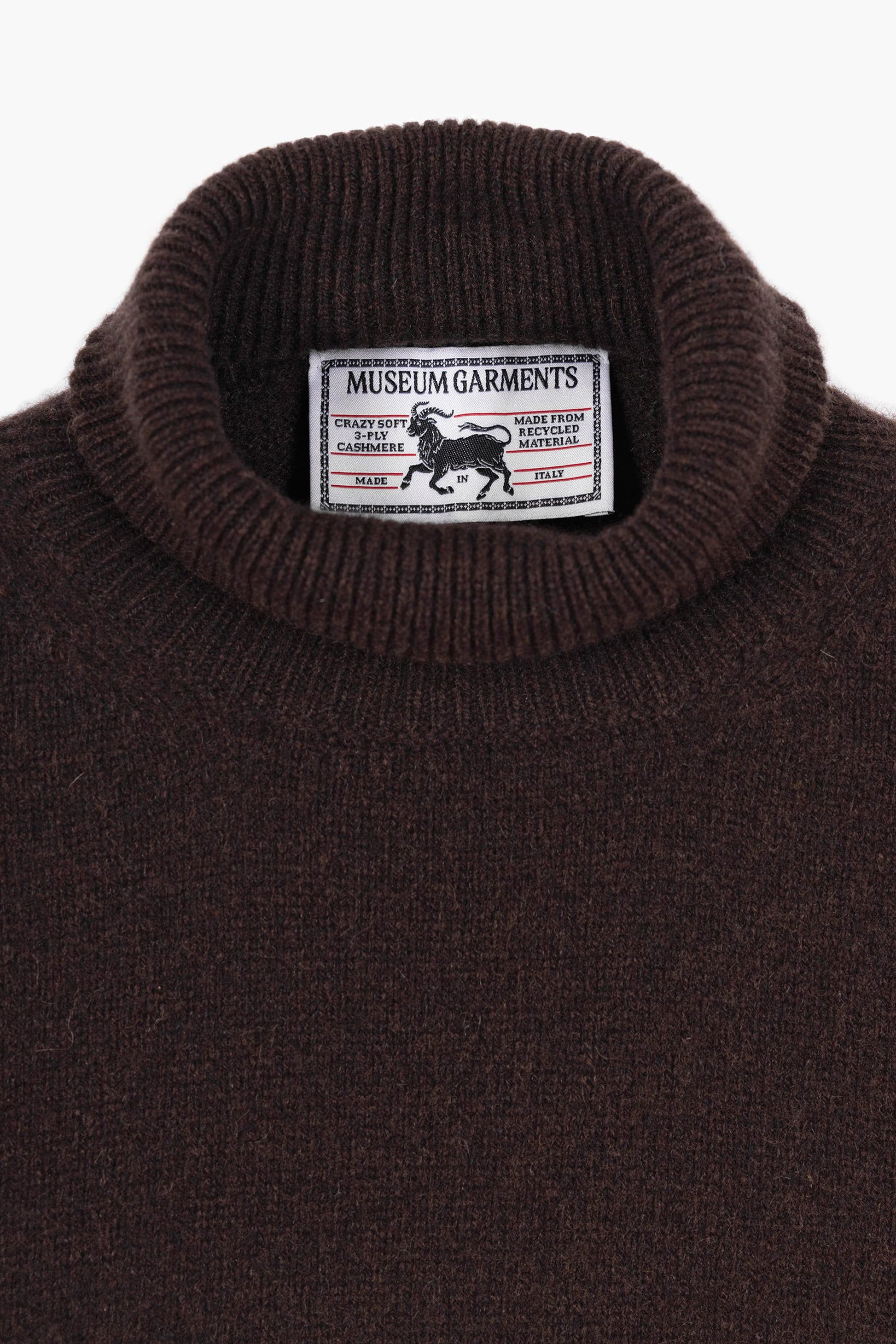 Opušteni Kašmir Turtleneck - Marron