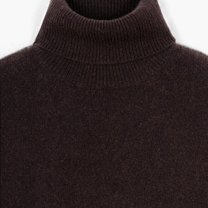 Opušteni Kašmir Turtleneck - Marron