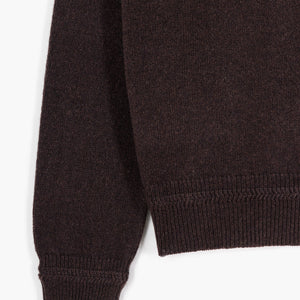 Opušteni Kašmir Turtleneck - Marron