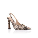 Kožne Naomi pumpe s uzorkom zmije