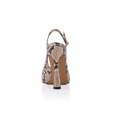 Kožne Naomi pumpe s uzorkom zmije