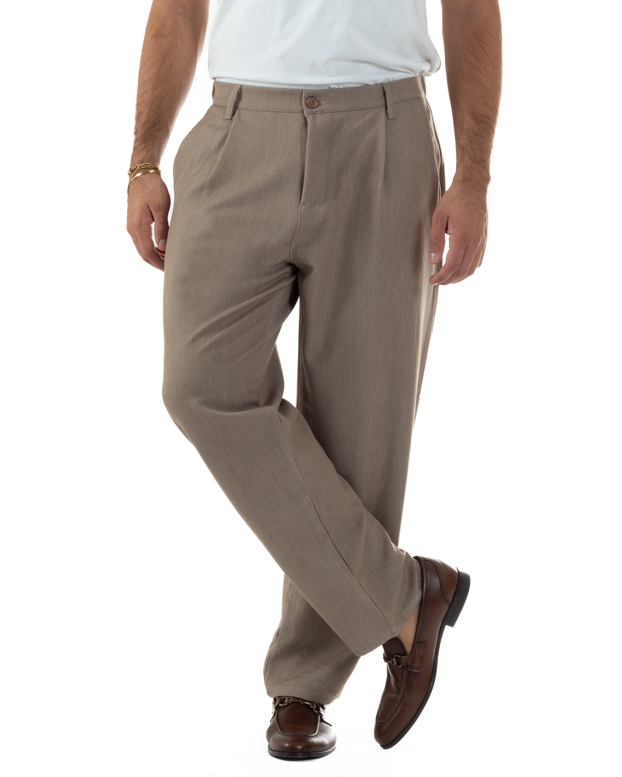 Muški Pantaloni Viskoza Baggy