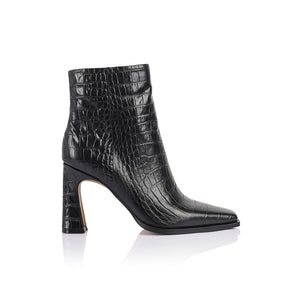 Sam Ankle Boot - Crna Krokodilna Koža