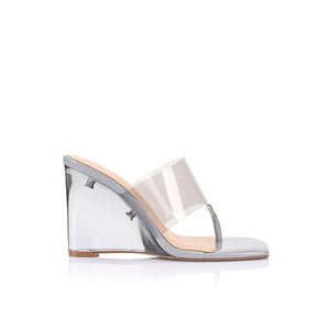 Sienna Wedge with Lucite and Sivi Vinylite