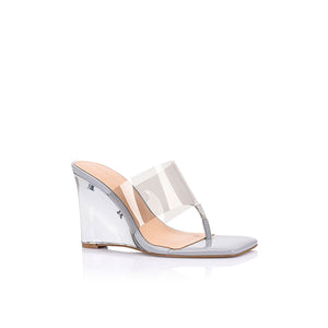 Sienna Wedge with Lucite and Sivi Vinylite