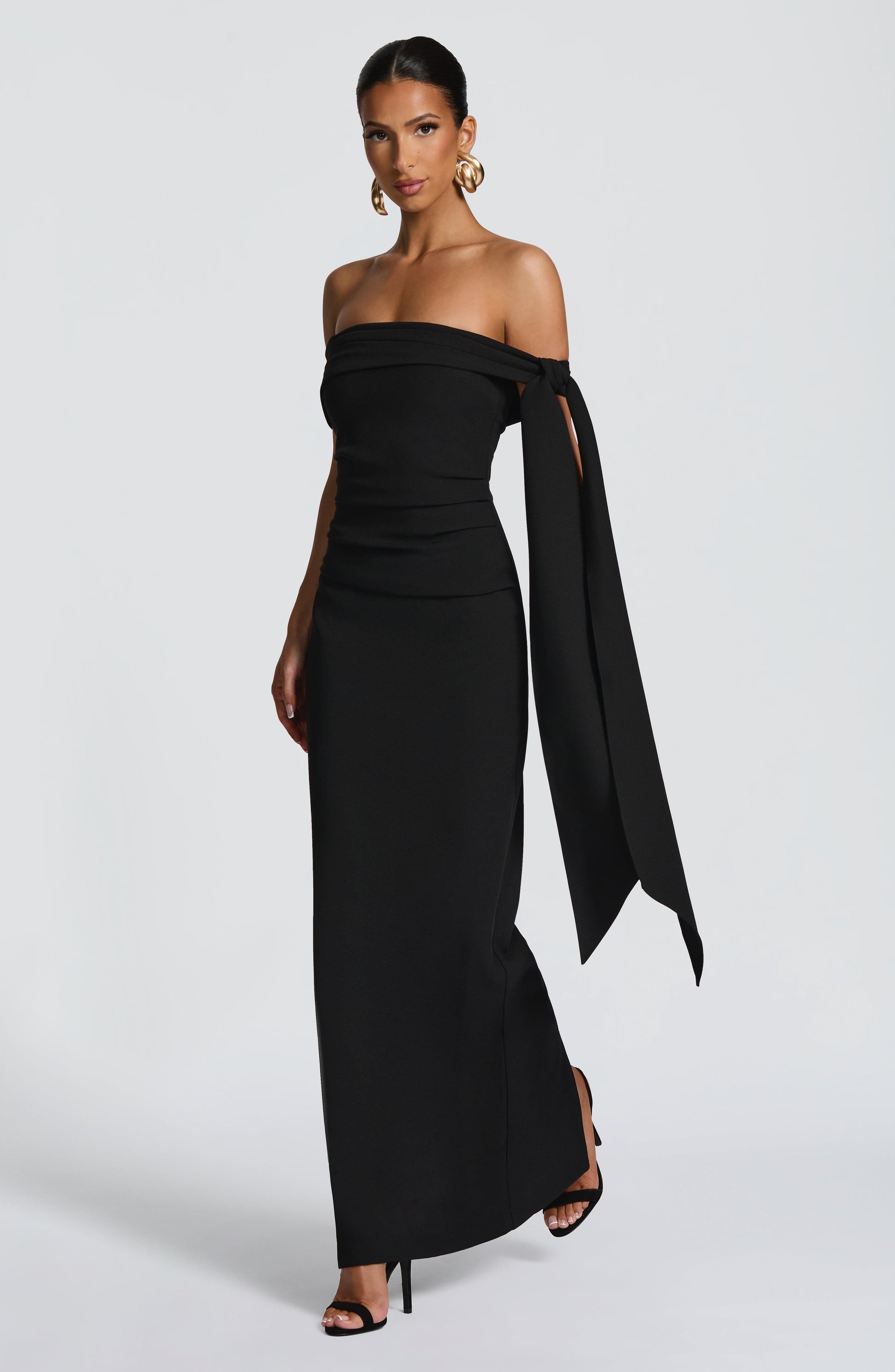 Addie Maxi Haljina - Crna