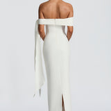 Maxi šaty Addie - slonovinová