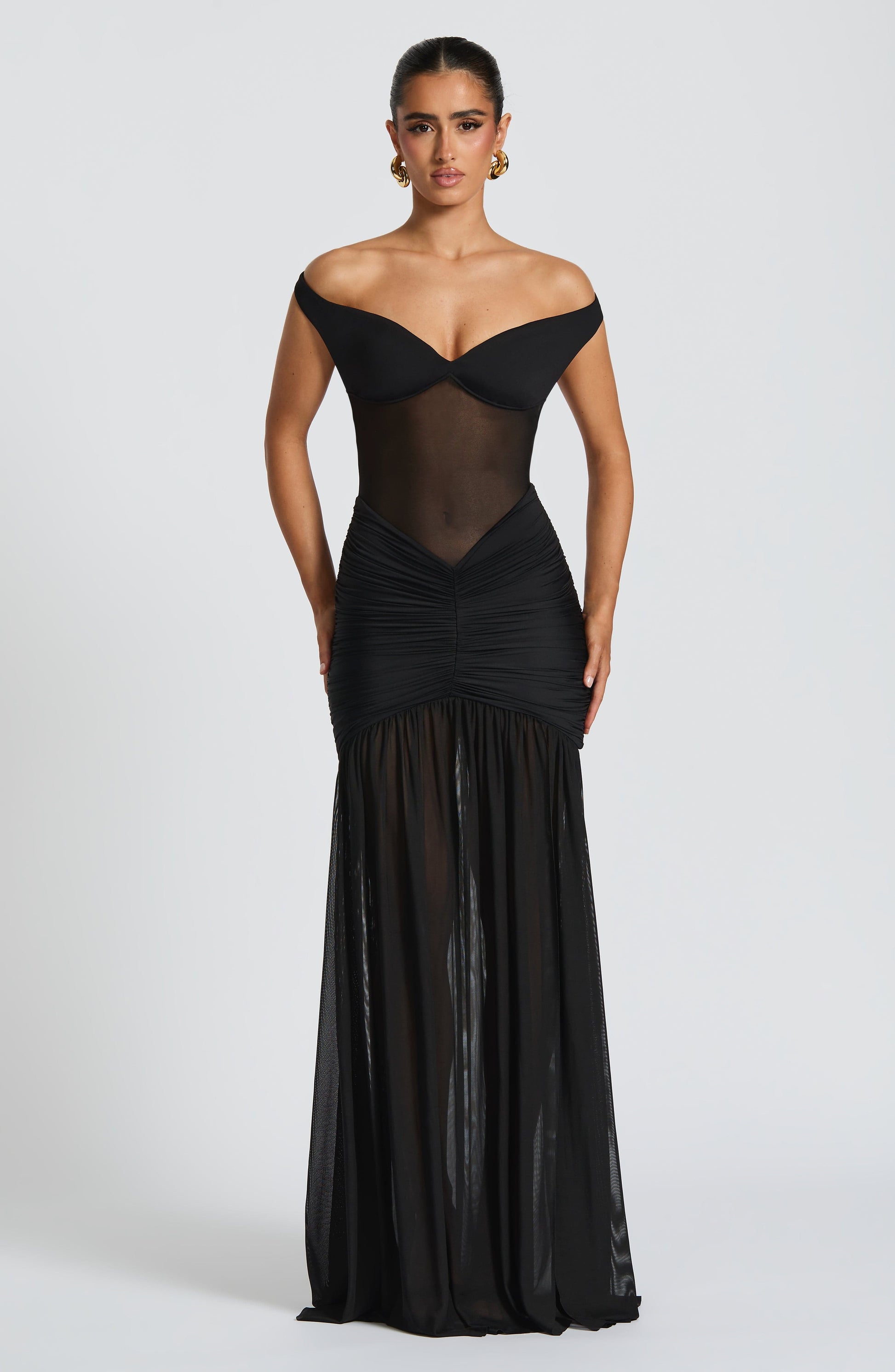 Alaia Maxi Haljina - Crna