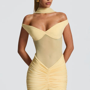 Alaia Maxi Haljina - Limun