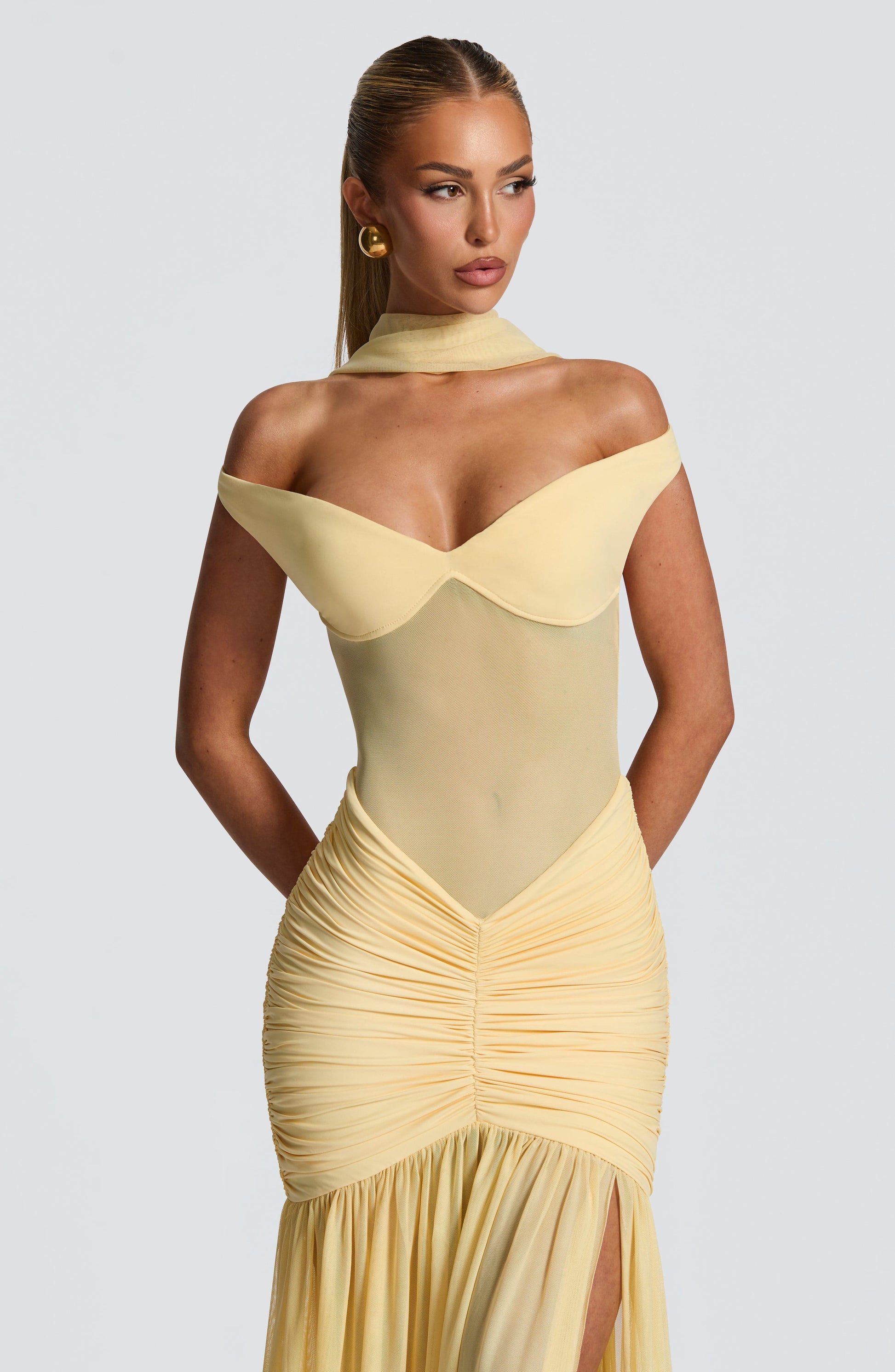 Alaia Maxi Haljina - Limun