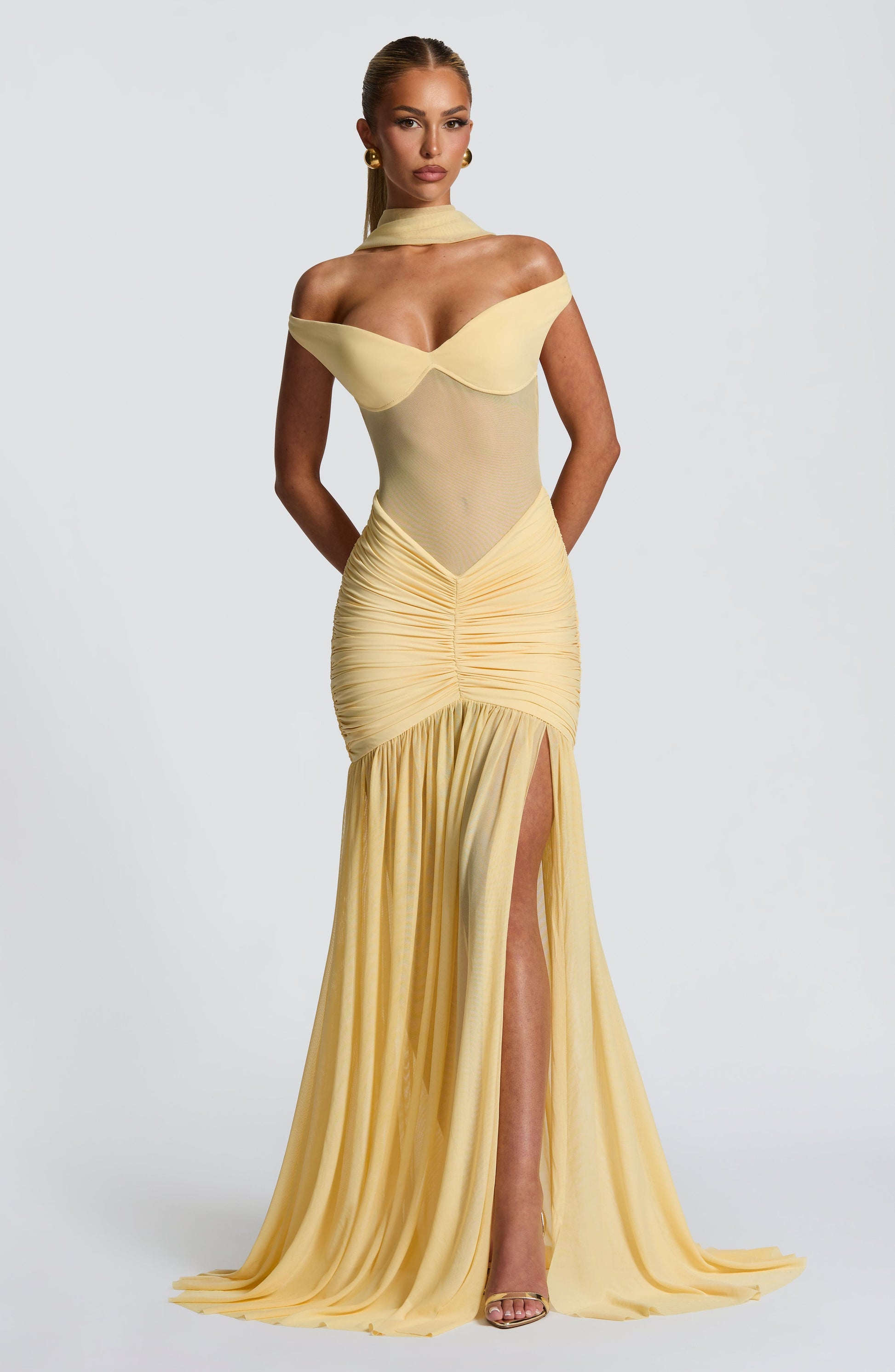 Alaia Maxi Haljina - Limun