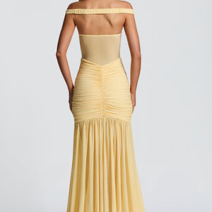 Alaia Maxi Haljina - Limun