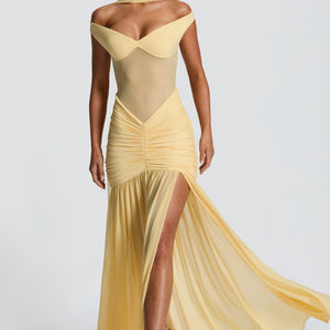 Alaia Maxi Haljina - Limun