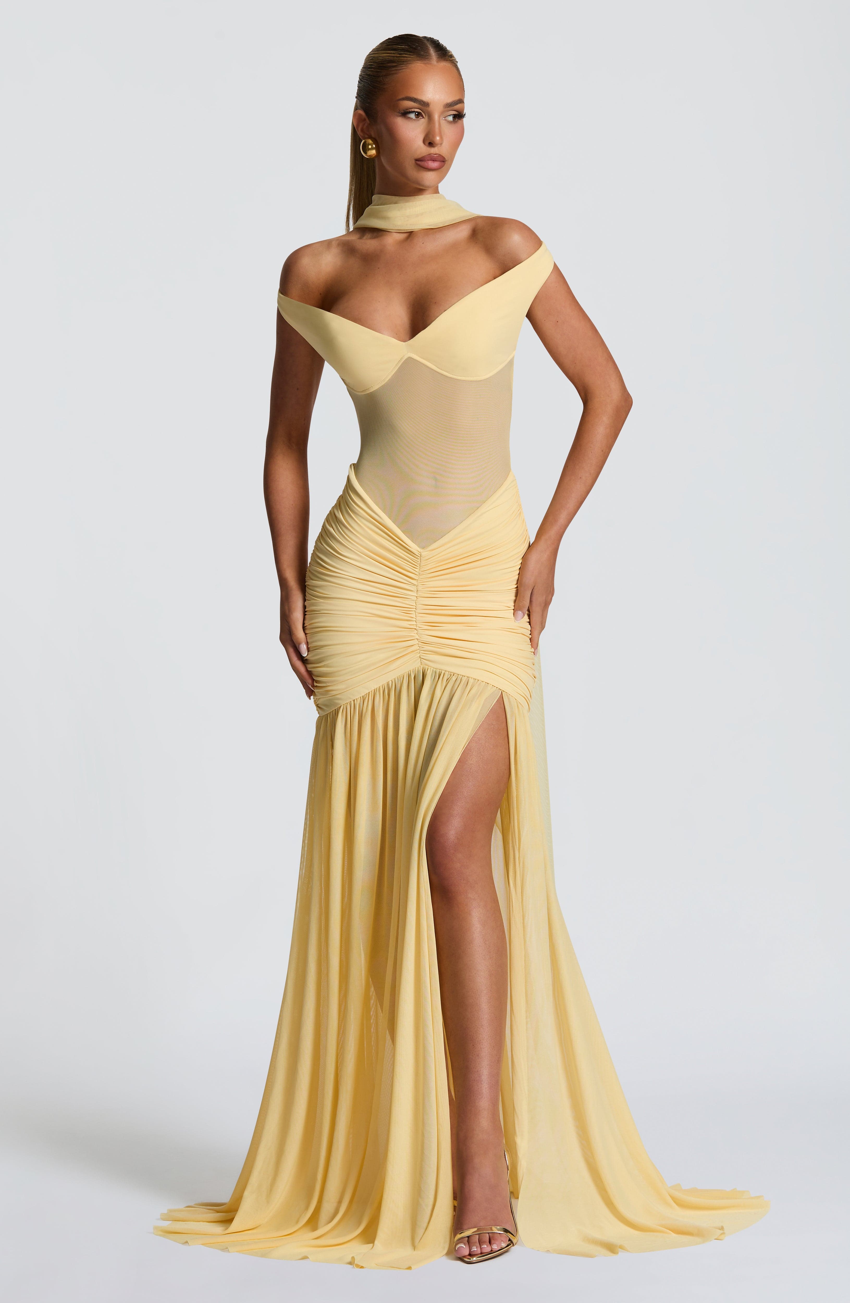 Alaia Maxi Haljina - Limun