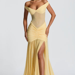 Alaia Maxi Haljina - Limun
