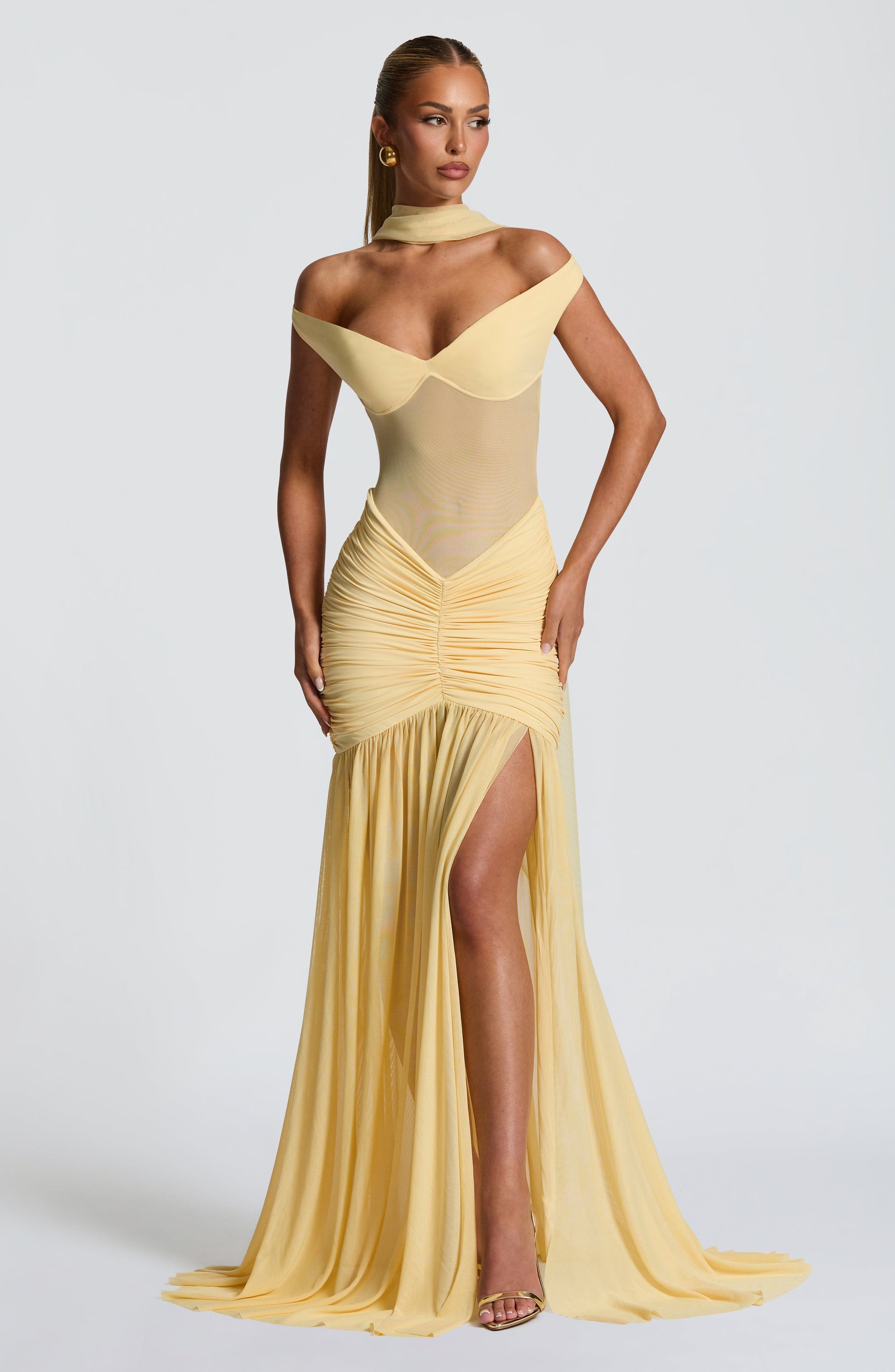 Alaia Maxi Haljina - Limun