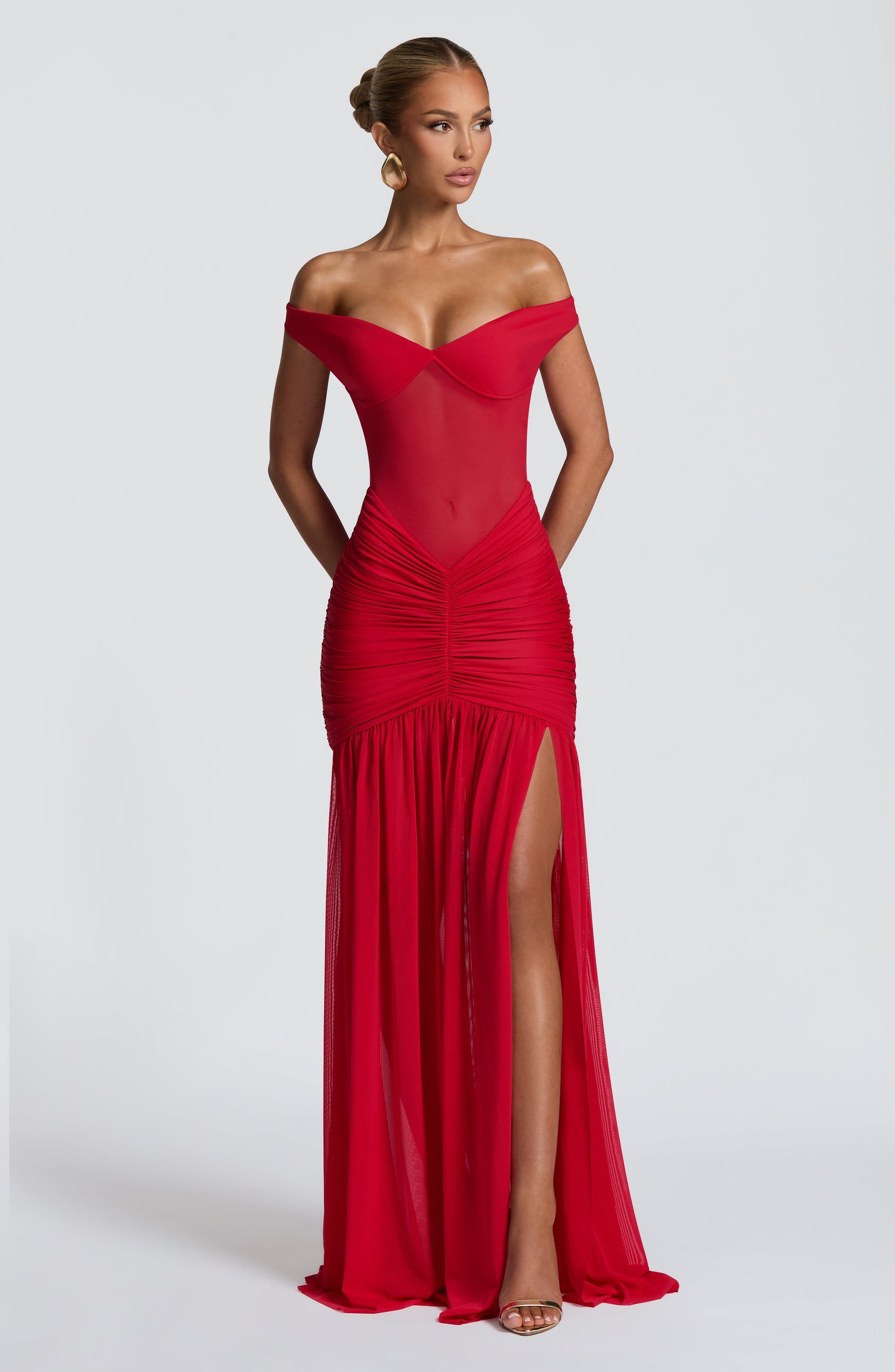Alaia Maxi Haljina - Crvena